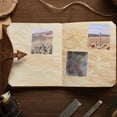 thumbnail image 3 of 2 cuadernos de recortes vintage, papel de diario, cuadernos retro, papelería para estudiantes, 3 of 7