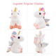 thumbnail image 3 of 2pcs Unicornio Pony De Peluche Arcoiris Tipo Pegaso Almohada Xtellar blanco, 3 of 4
