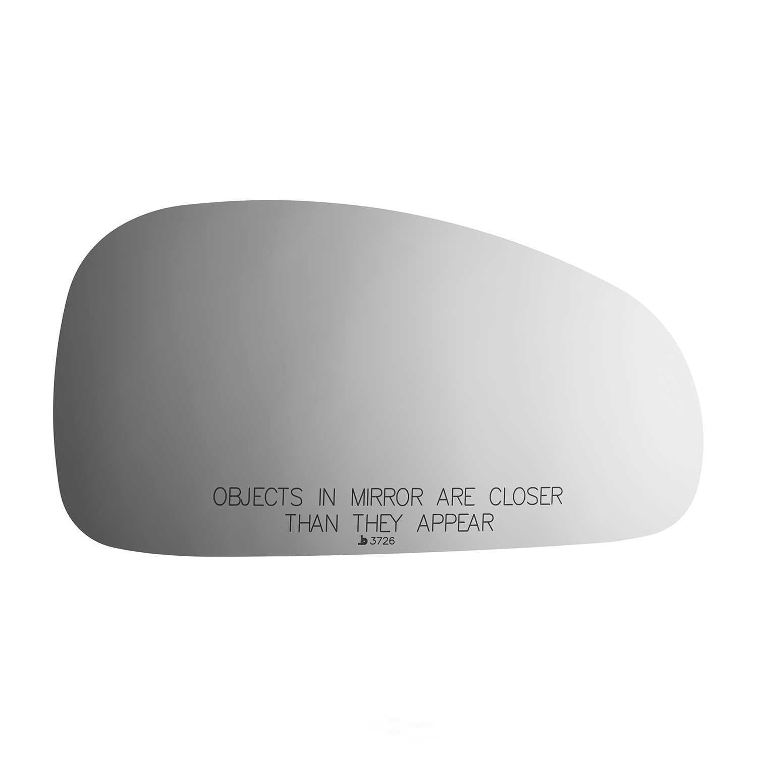 Burco Side View Mirror Replacement Glass - Clear Glass - 3726