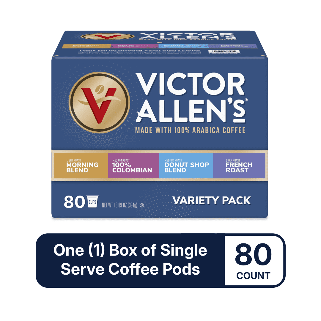 Victor Allen's Coffee Favorites Variety Single Serve K-Cup Coffee Pods, 80 Count