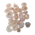 thumbnail image 2 of Amethyst Witches Runes Set , Healing Crystal Stone For Meditation Divination Pink, 2 of 2