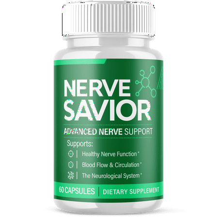 Nerve Savior Advanced Nerve Health Support Pills Natural Vitamin Supplement NerveSavior 60 Capsules