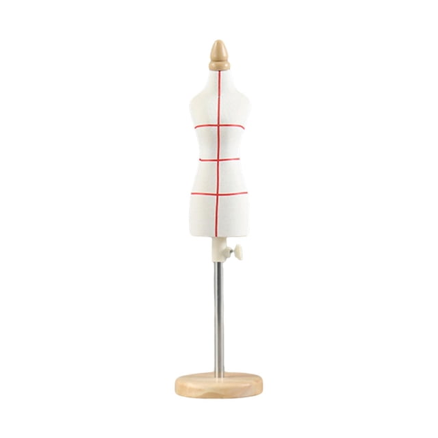 TISHITA Robe de Poupée Créative Modèle de Couturière pour Exposition de Scène de Bureau 26cm avec Base Ronde