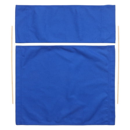 PAMINGONO  1 Set Heavy Duty Comfortable Director Chair Covers Blue Canvas Outdoor