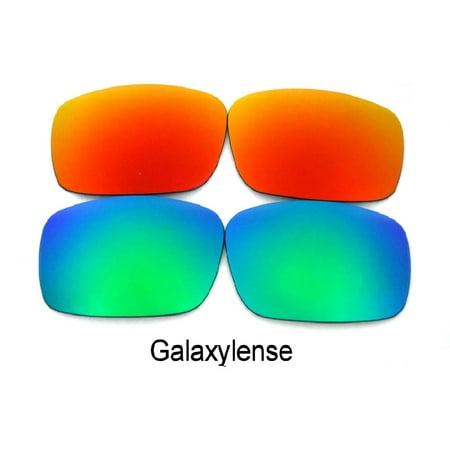 Galaxy Replacement Lenses for Oakley Costa Del Mar Fantail Red & Green Color  100% UVAB