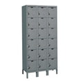 thumbnail image 1 of Hallowell URB3288-6A-HG Hallowell ReadyBuilt Locker, 36 in. W x 18 in. D x 78 in. H,, 1 of 1