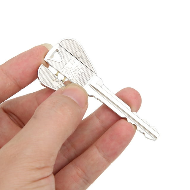 Portable Magic Trick Key, Classic Magic Trick Toy Key Into Bottle Three Folding Key Illusion Gimmick Prop