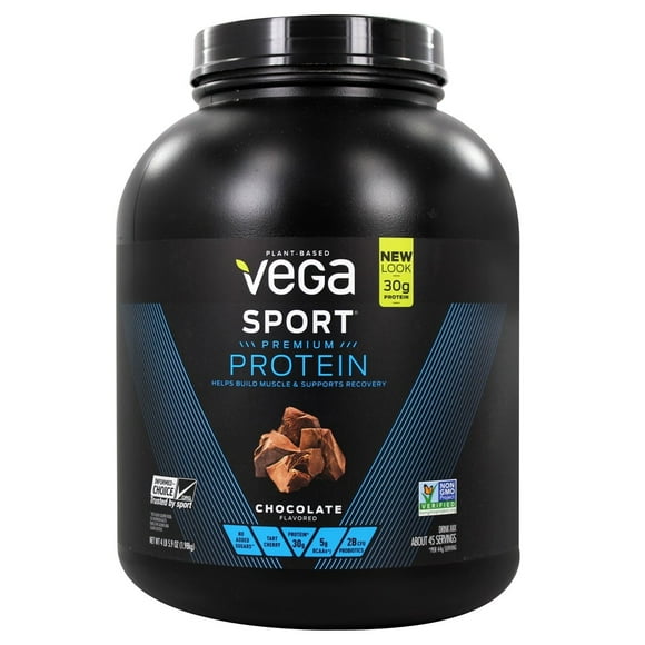 Vega - Vega Sport Plant Based Protein Powder Chocolate - 4 lbs.