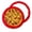 Red, variant on 2PCS Adjustable Baking Pie Crust Shield Protector Cover for Edges of Pie - 8-inch to 11.5-inch.