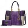 Croco Violet Light Gray