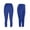 Blue, variant on Girls Yoga Capris Elastic Waist Casual Summer Breathable with Pockets 2-12 Y