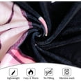 thumbnail image 4 of Axolotl Blanket Gift for Girls-Just A Girl Who Loves Axolotls Black Blanket for Kids Soft Kawaii Flannel Blanket Animals Throws Decor for Couch Room 40"x50", 4 of 6