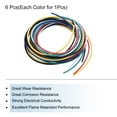 thumbnail image 3 of Cable de conexión de 16 AWG 1.5m/5ft, cable eléctrico flexible de cobre estañado trenzado de 6 colores, 2.5mm, 3 of 5