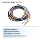 thumbnail image 3 of Cable de conexión de 16 AWG 1.5m/5ft, cable eléctrico flexible de cobre estañado trenzado de 6 colores, 2.5mm, 3 of 5