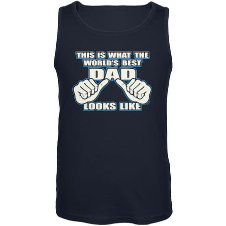 This Is What The Worlds Best Dad Looks Like Mens Tank (Top 100 Best Colleges In The World)