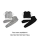 thumbnail image 4 of Jumpingount Conjunto de ropa de verano para niñas, camiseta de manga corta de estilo informal para niños, pantalones de moda, ropa, chándal, conjuntos de ropa Negro 150cm, 4 of 6