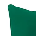 thumbnail image 6 of Jordan Manufacturing Sunbrella 46.5" x 24" Canvas Forest Green Solid Rectangular Outdoor Deep Seat Chair Cushion Set with Welt, 6 of 11