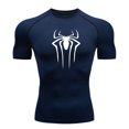 thumbnail image 1 of New Compression Shirt Men Fitness Gym Super Hero Sport Running T-Shirt Rashgard Tops Tee Quick Dry Short Sleeve T-Shirt For Men, 1 of 5
