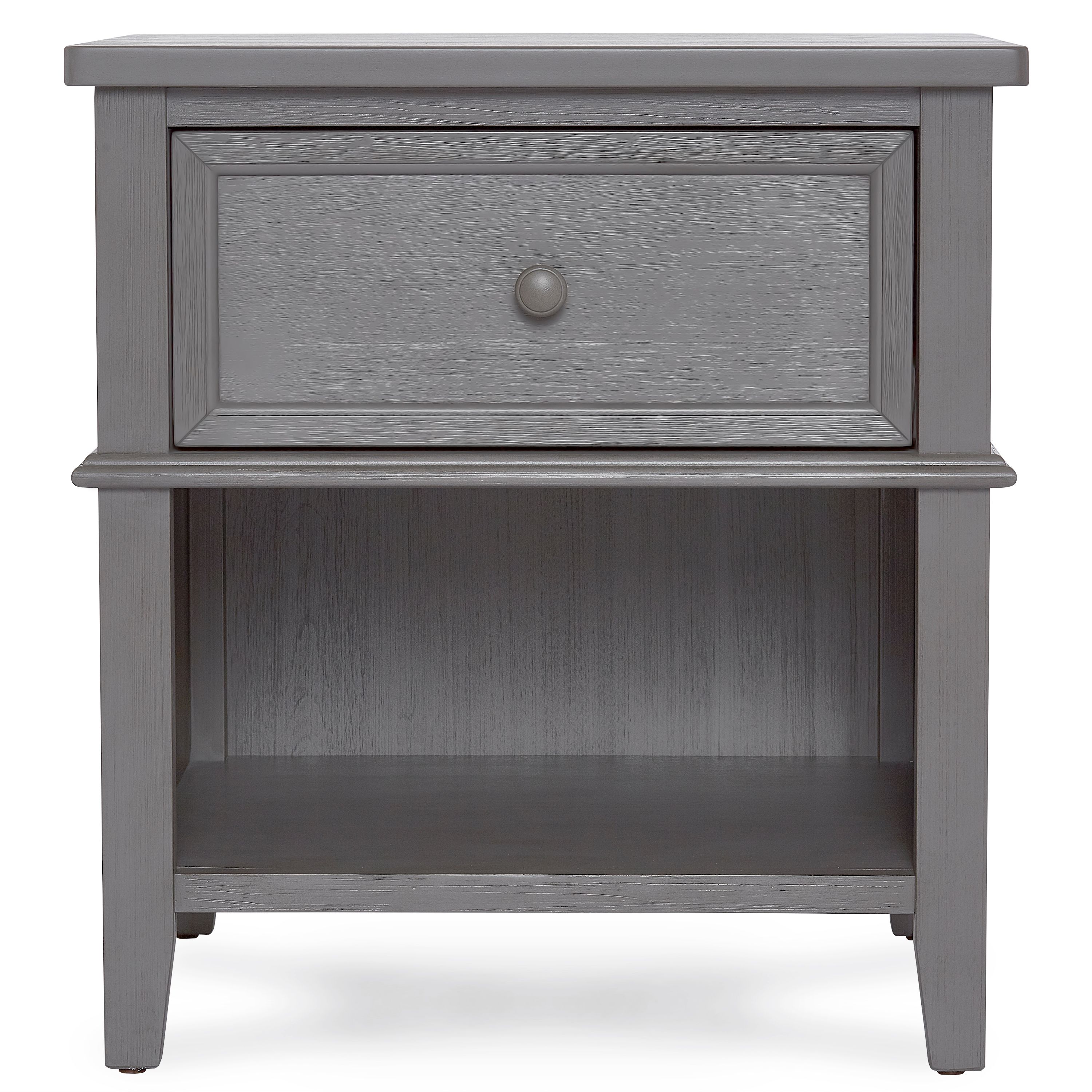 Evolur Universal Nightstand Rustic Grey Walmart Com Walmart Com