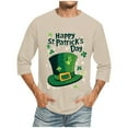 thumbnail image 2 of HaoXianJian Mens St Patricks Day Shirt formal hat Print Irish Shamrock Paddy's Day Clothes Top Gifts Plus Size 2X 3X 5X, 2 of 5