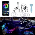 thumbnail image 1 of Tira de luces LED de fibra óptica LivTee Smart Car 6 en 1, 1 of 7