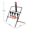 thumbnail image 2 of Hot Metal Rotating Shooting Targets with 5 Stickers for Air Rifle, 2 of 4