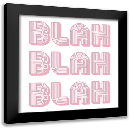 Phillip, Jamie 12x12 Black Modern Framed Museum Art Print Titled - Blah