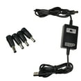 thumbnail image 1 of HQRP 5V USB to DC 9V 12V Step-Up Module Converter Cable for Power Bank External Battery Pack Laptop Desktop Tablet Router Speaker CCTV Camera Portable Charger AC Adapter + HQRP Coaster, 1 of 4