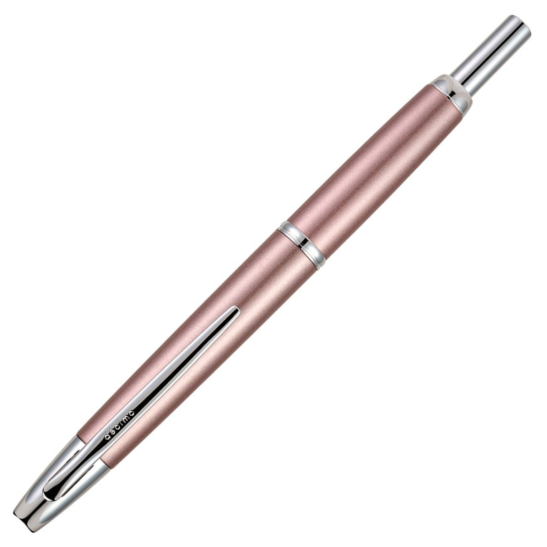 Pilot Vanishing Point Decimo Collection Fountain Pen - Champagne - Extra Fine Point