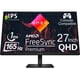 thumbnail image 1 of HP OMEN 27q 27 inch QHD Gaming Monitor 165Hz IPS 1ms AMD Freesync Premium Console Compatible DisplayPort Dual HDMI VESA Mountable for Laptop Computer PS5 Xbox Desk Setup, Black (Renewed), 1 of 5