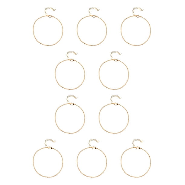 Guardurnaity Tobillera ajustable Aleación de oro y plata Pulseras de tobillo Adornos de accesorios de moda Regalos del día de San Valentín Cadenas de pie Type1 NO1 Guardurnaity CBP200179