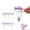Purple, variant on 6 PCS Reusable Washing Machine Hair Filter Bag, Floating Filtering Mesh Removal, Pet Hair Catcher Mesh Bag, Remove Filter Cleaning Cloth For Laundry