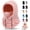 Pink, variant on Winter Balaclava Ski Mask: Windproof Fleece Warm Face Cover Hood for Men Women Outdoor Sports Snowboarding Skiing Hiking Cycling Breathable Thermal Cold Weather Gear, White
