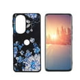 thumbnail image 1 of Compatible with Motorola Edge Plus 2022 Phone Case, Blue-Flowers-4 Case Men Women, Flexible Silicone Shockproof Case for Motorola Edge Plus 2022, 1 of 1