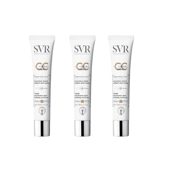 Svr Clairial CC Creme Spf50 Medium 40ml 3 Pack
