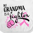 thumbnail image 4 of Inktastic My Grandma is a Fighter Breast Cancer Awareness Boys or Girls Baby Bib, 4 of 4