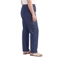 thumbnail image 6 of Turtle Bay New York Women's Elastic Stretch Waist Casual Denim Pull-on Cargo Pants, 6 of 7