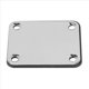 thumbnail image 5 of 4 Piezas de Placas de Metal para Guitarra con Tapete de Plástico para Reemplazo de Guitarra Eléctrica Strat Tele Style, Cromo, 5 of 5