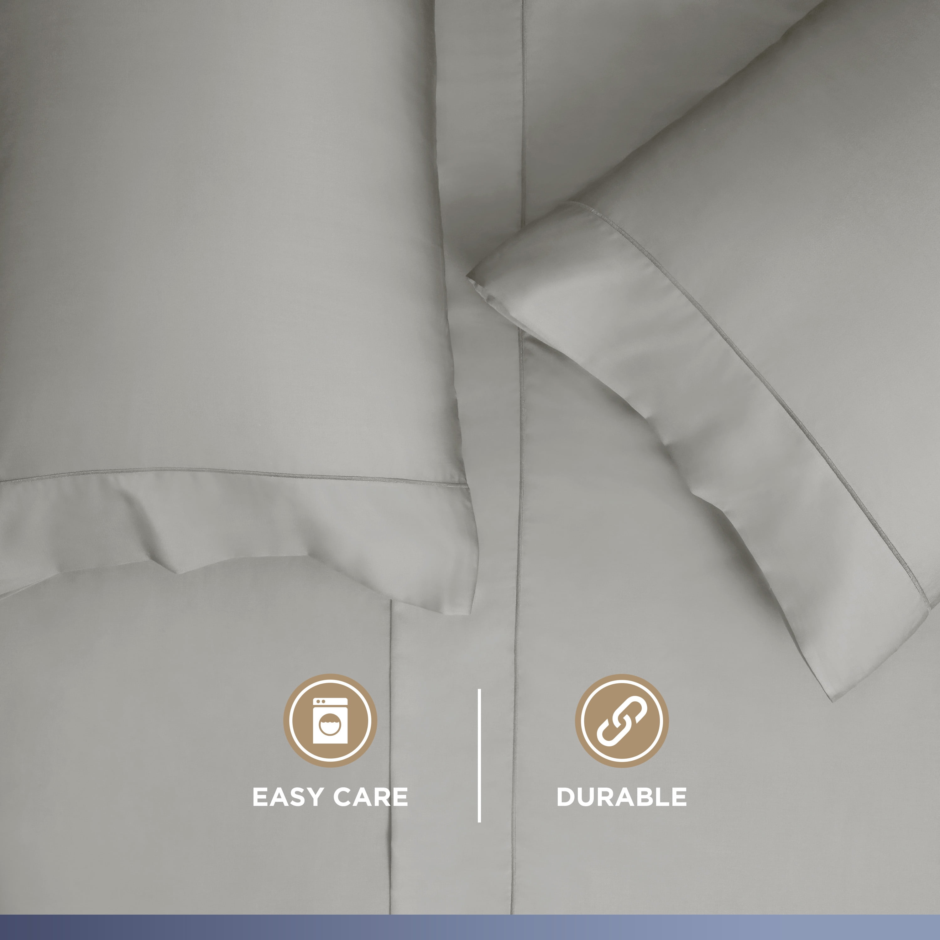Martex 4-Piece King Sheet Set | 100% Supima Cotton 700TC Sateen | Limestone