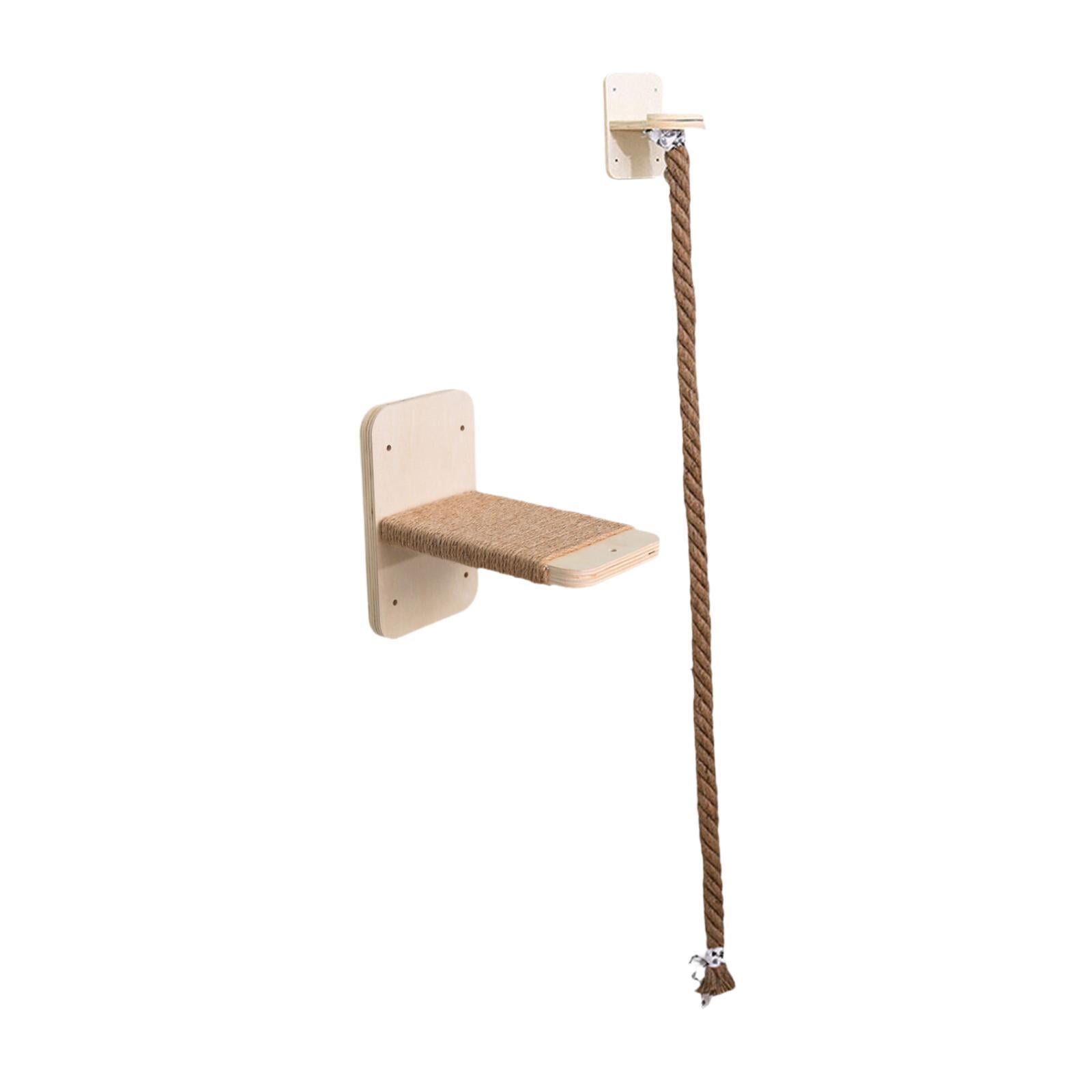 Serenable Cat Wall Shelf Scratch Post Kitten Cat Perch for Resting Exercising Lounging