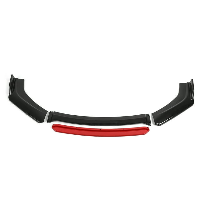 Pare-chocs avant Lèvre Spoiler avant Splitter Pare-Chocs avant Diffuseur Voiture Pare-Chocs Protecteur Universel avant Pare-Chocs Lèvre Spoiler Menton Corps Kit Protection PP Auto Voiture Extérieur Aérodynamique