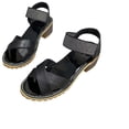 thumbnail image 5 of Summer Sandals Women Oofos Slide Women's Fashion Casual Versatile Buckle Strap Foot Breathable Vacation Summer Fashion Trend Thick Heel Beach Sandals Black, 5 of 5