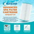 thumbnail image 2 of Hurricane 4 Pack HF6H47-01 Advanced Pool and Spa Filter Cartridge Replacement, 2 of 8