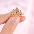 thumbnail image 3 of Anillo Botrinal Rapunzel Princess Crown Tangled Fans Jewelry, 3 of 8