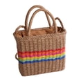thumbnail image 2 of Bolso de paja Baoblaze Bolso de mujer Bohemio Chic Asa superior, 2 of 8