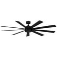 thumbnail image 4 of Wynd XL 72" Matte Black Integrated LED Smart Ceiling Fan with Remote Control, 4 of 11