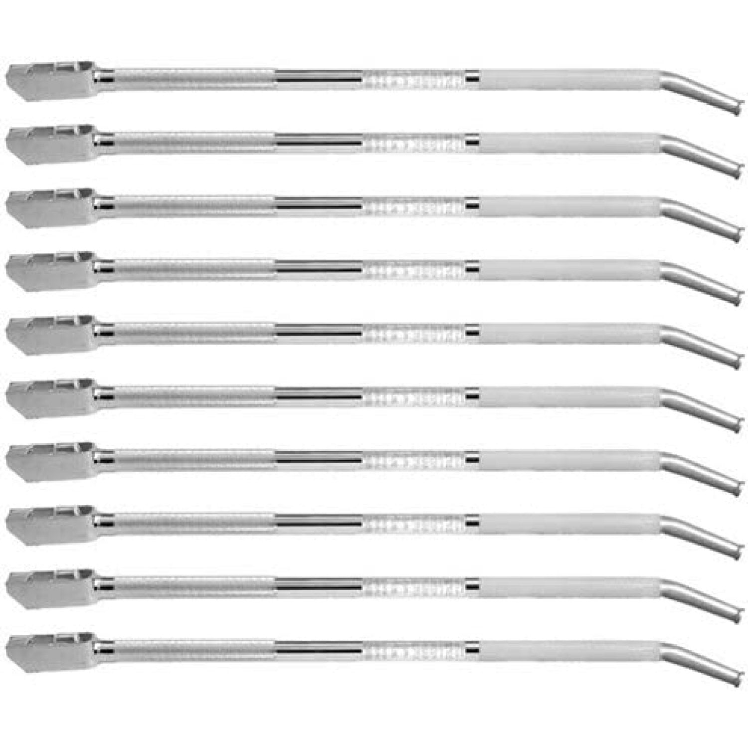 (10) Chrome Combination Combo Winch Bar Flatbed Trailer, (10) Chrome