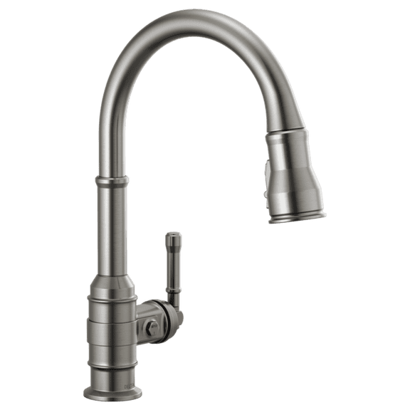 Delta Broderick: Single Handle Pull-Down Kitchen Faucet