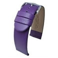 thumbnail image 3 of HIRSCH Scandic Italian Calfskin Watch Strap - Violet - M - 20mm - Stainless Steel Buckle - Untextured Leather Band, 3 of 9