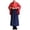 Wine, variant on Girls' Floral Princess Hanfu Dress - Chinese Traditional Ancient Style Fancy for Kids